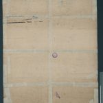 Rückseite Grund- und Aufrisszeichnung des jüngeren Trierer Moselkrans von Johannes Seiz